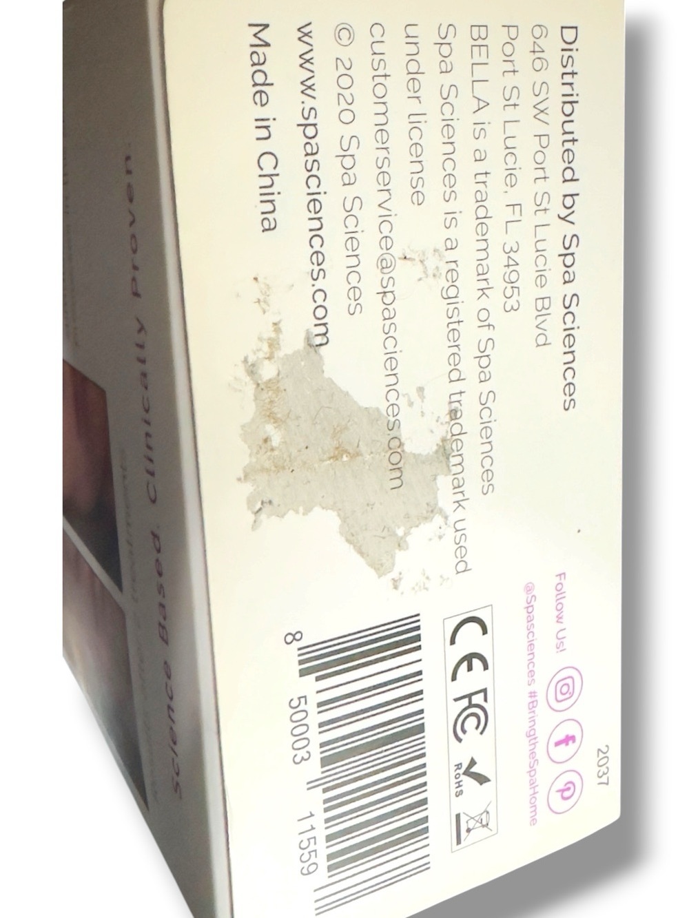 SPA Sciences BELLA | NWT Microdermabrasion Device White & Black - Picture 8 of 8